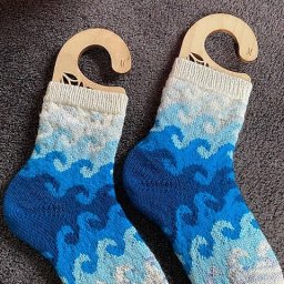 Жаккардовый узор для тех, кто скучает по морю