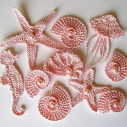 Морские мотивы крючком