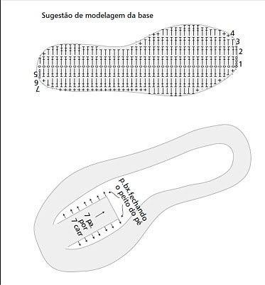 Альтернативный способ вязания подошвы