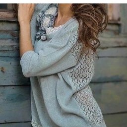 Ажурный узор спицами