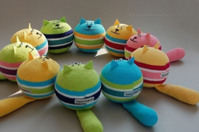 Игрушка «Кот-антистресс».