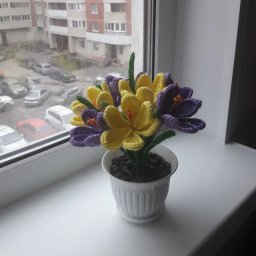 Схема для вязания крокуса