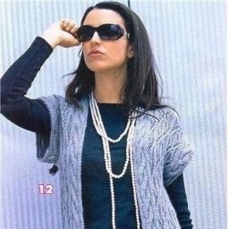 Узор для удлиненного жилета