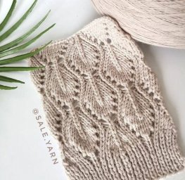 Узор спицами