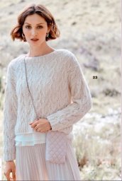 Джемпер спицами