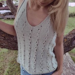 Очаровательный топ спицами
