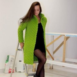 Узор крючком для пальто