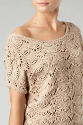 Ажурная футболка спицами — летний must-have, созданный своими руками