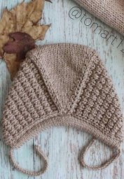 Детский чепчик, связанный спицами: нежность и уют с первых дней жизни