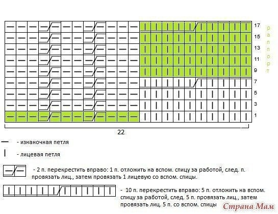 Шапка и манишка "Изморозь"