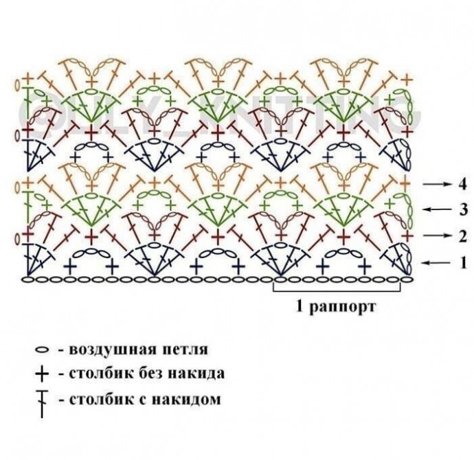 Летний топ крючком