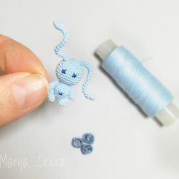 Милейший заячик, вяжем крючком амигуруми