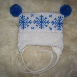 Снежинки в жаккарде