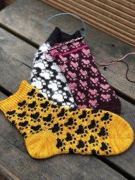 Узор жаккардом для очаровательных носочков