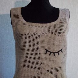 Интересный филейный узор