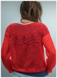 Кокетка от красивого джемпера