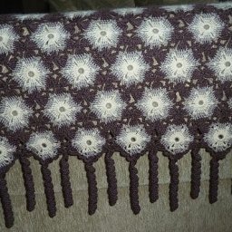 Мотив для двухцветного пледа