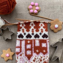 Оригинальные носки с жаккардовыми узорами