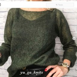 Паутинка из Drops kid silk, вяжем спицами