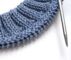 Имитация пришивной горловины