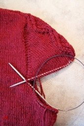 Вяжем рукав сверху