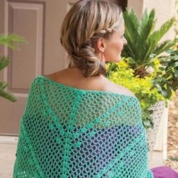 Шаль крючком