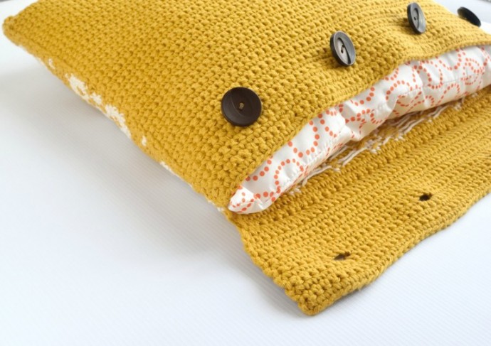 Схема для вязания подушки крючком