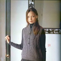 Жилет спицами