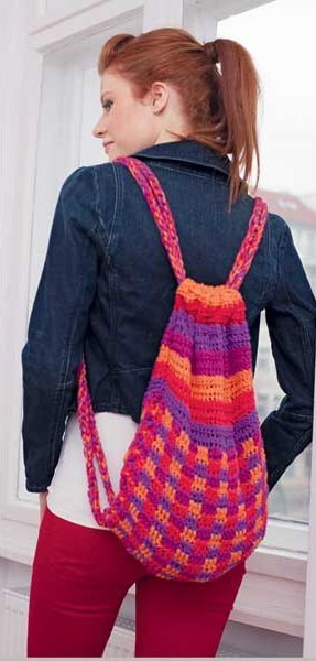 Вяжеи рюкзак крючком