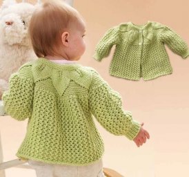 Жакет для девочки, вяжем спицами