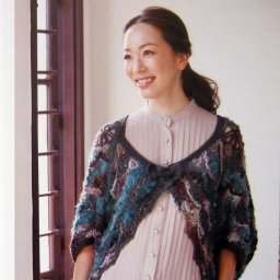 Интересный жакет крючком