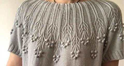 Красивая кокетка спицами