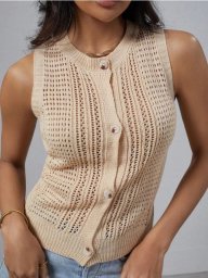 Жилет спицами. Схема узора