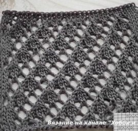 Узор спицами в копилку мастерицы