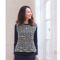 Ажурный жилет крючком