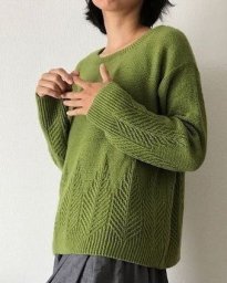 Джемпер узором «ëлки»