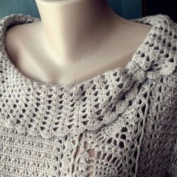 Элегантный костюм крючком