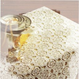 Мотив для ажурной скатерти, вяжем крючком