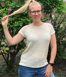 Вяжем базовый топ спицами