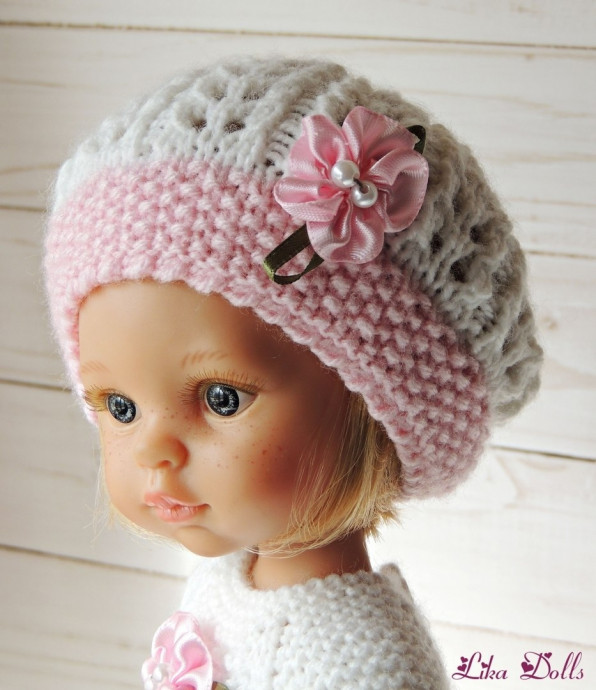 Берет из комплекта «Нежная Азалия» Берет из комплекта «Нежная Азалия»