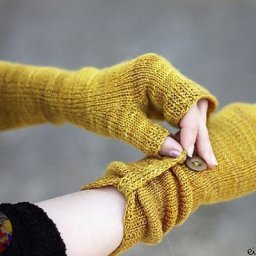 Простые митенки, подойдут для начинающих!