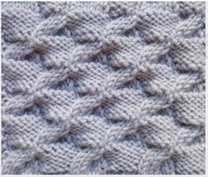 Узор в копилку, вяжем спицами