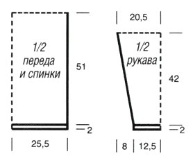 Ажурная туника спицами Ажурная туника спицами