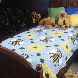 Очаровательный детский плед