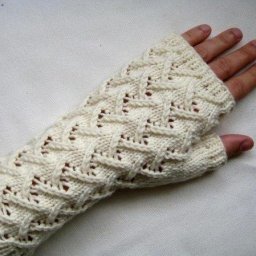 Вяжем митенки спицами
