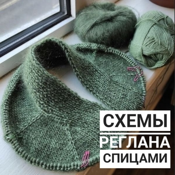 Расчёты петель для реглана с мысообразной горловиной Расчёты петель для реглана с мысообразной горловиной