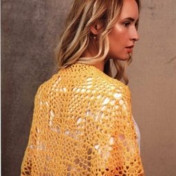 Шаль крючком