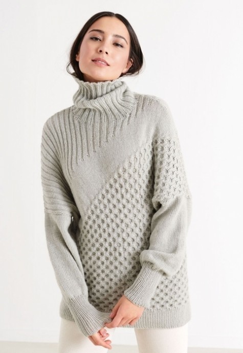 Стильный удлиненный пуловер для женщин
