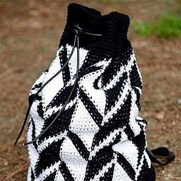 Сумка с жаккардовым узором