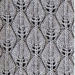 Узор спицами в копилку мастерицы